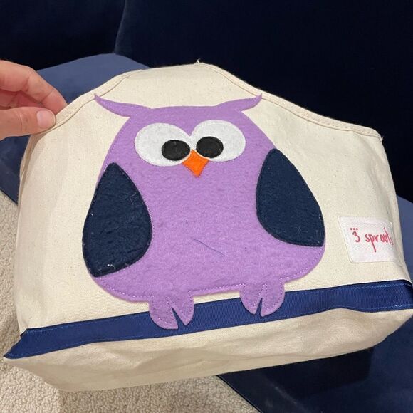 3 Sprouts Cute Animal Storage Caddy for Kids & Babies - Picture 4 of 5